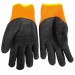 Перчатки трикотажные усиленные с латексным покрытием (Оранжевые) WE2133 