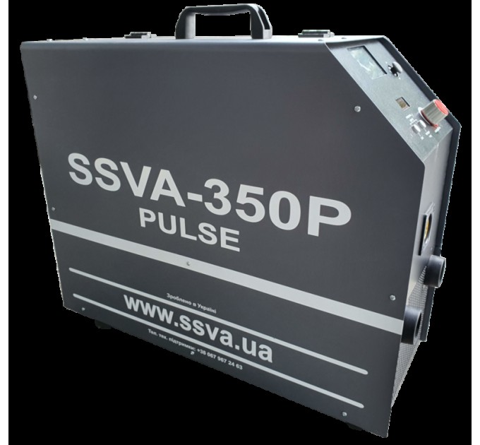 Сварочный полуавтомат SSVA-350-P MIG/MAG MMA (однокорпусной, с зажимом массы МК600 4 м КГ1х50))