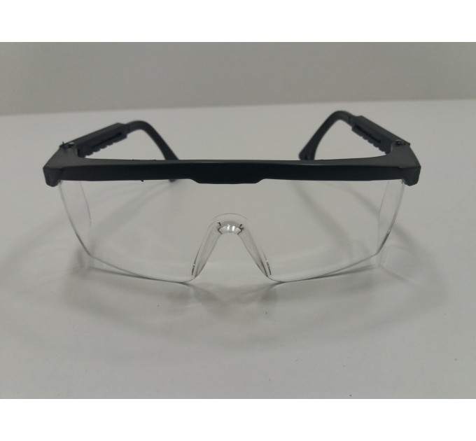 Очки защитные(прозрачные,пластик) с регулируемой дужкой