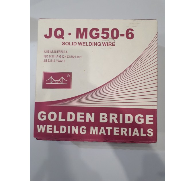 Сварочная проволока для черного металла JQ.MG50-6 (ER70S-6) д=1,2мм (15кг)  Golden Bridge
